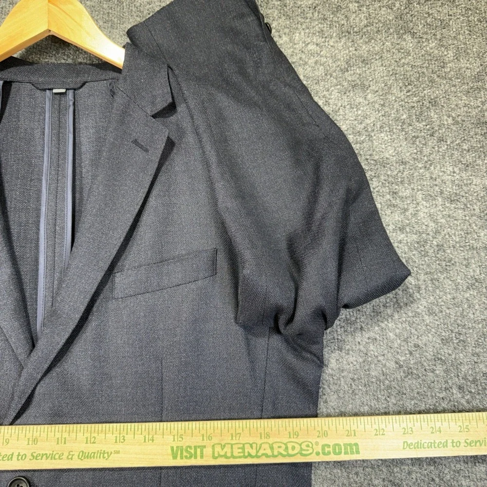Bonobos Unlined Standard Fit Blazer Mens 40R Navy Blue Marlane Italian Fabric